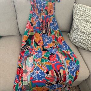 Colorful Floral Maxi Dress